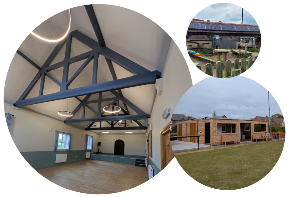 A photo montage of community projects that have been funded by Veolia Environmental Trust